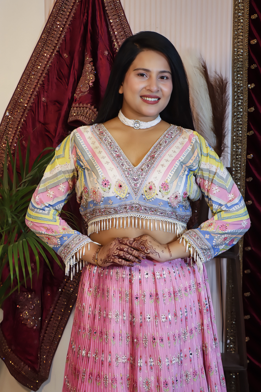 Pastel Hued Lehenga
