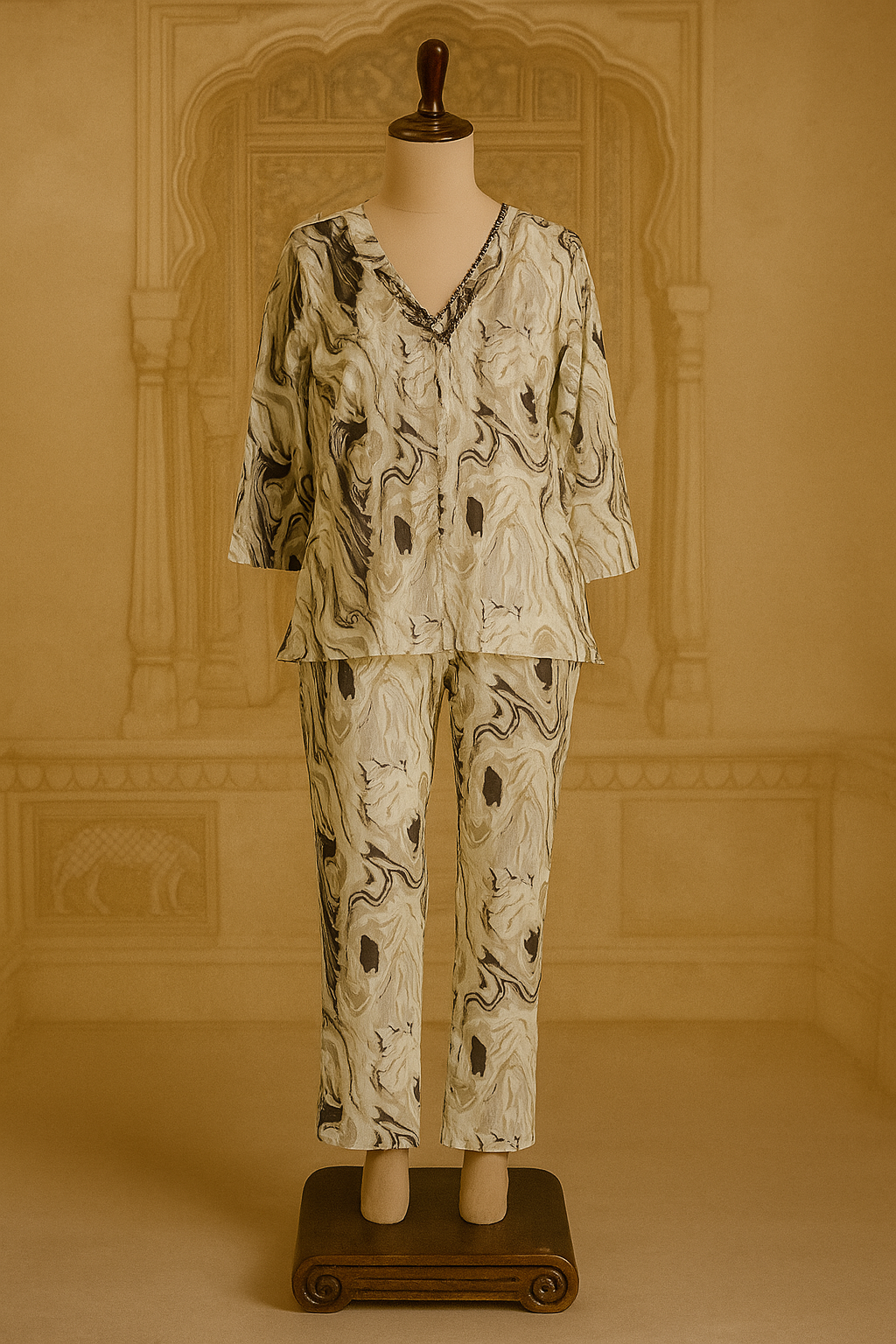 Marble Print Co-Ord Set