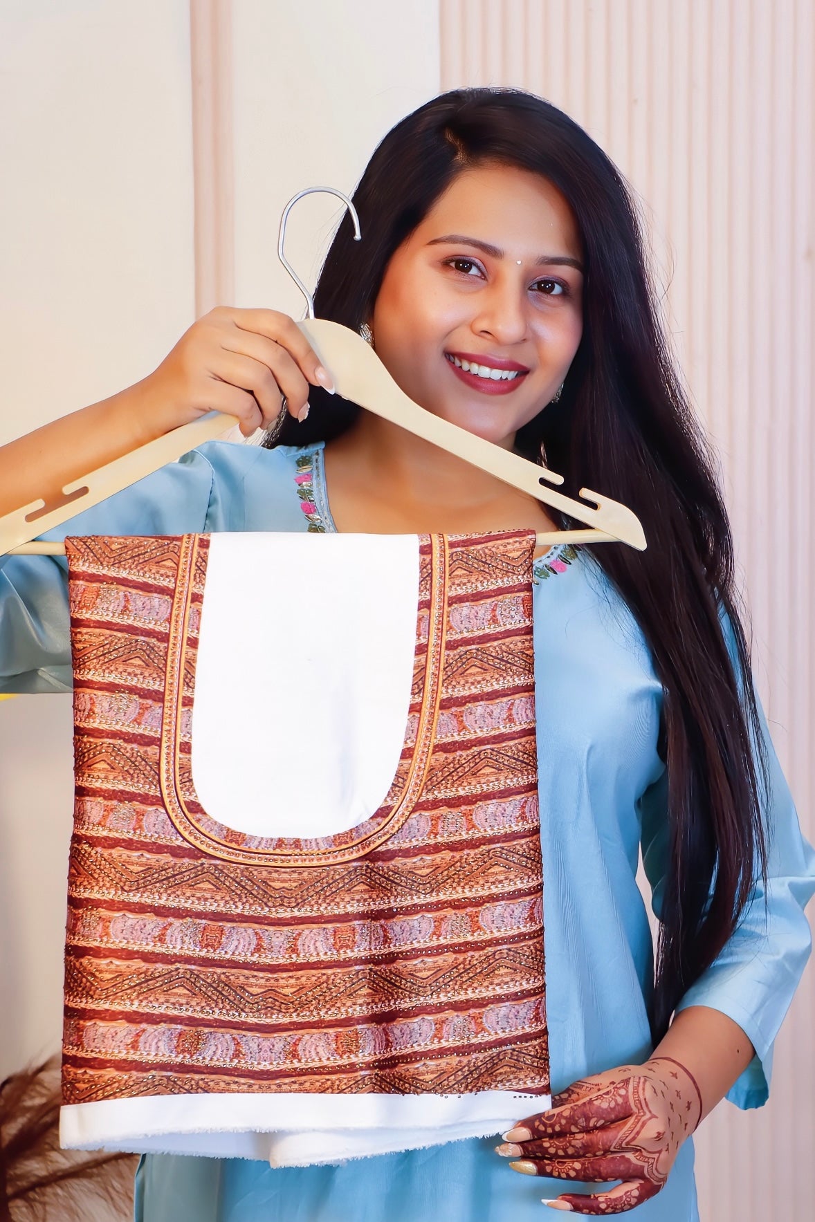 Multicolor Art Silk Unstitched Lehenga