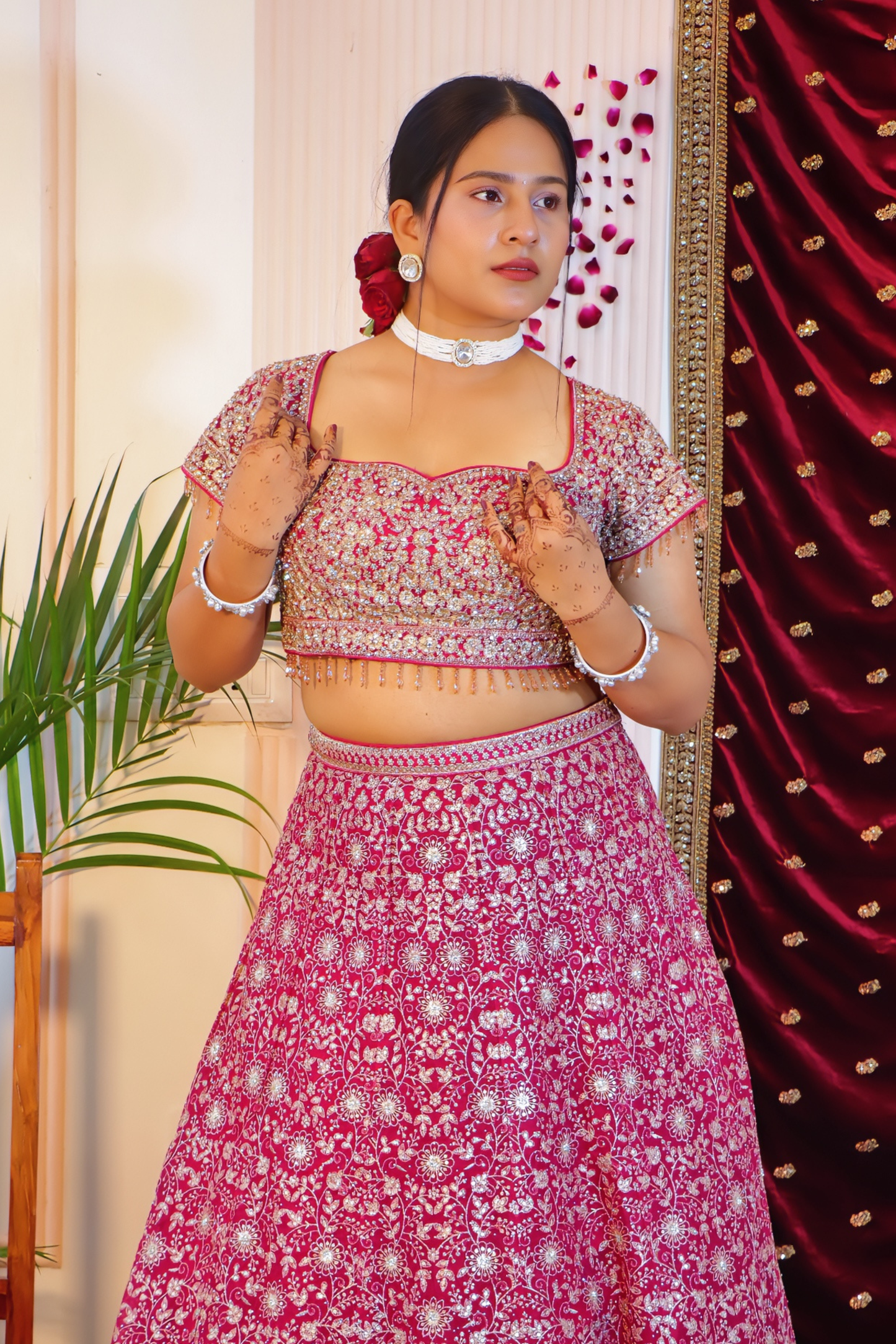 Rose Toned Lehenga