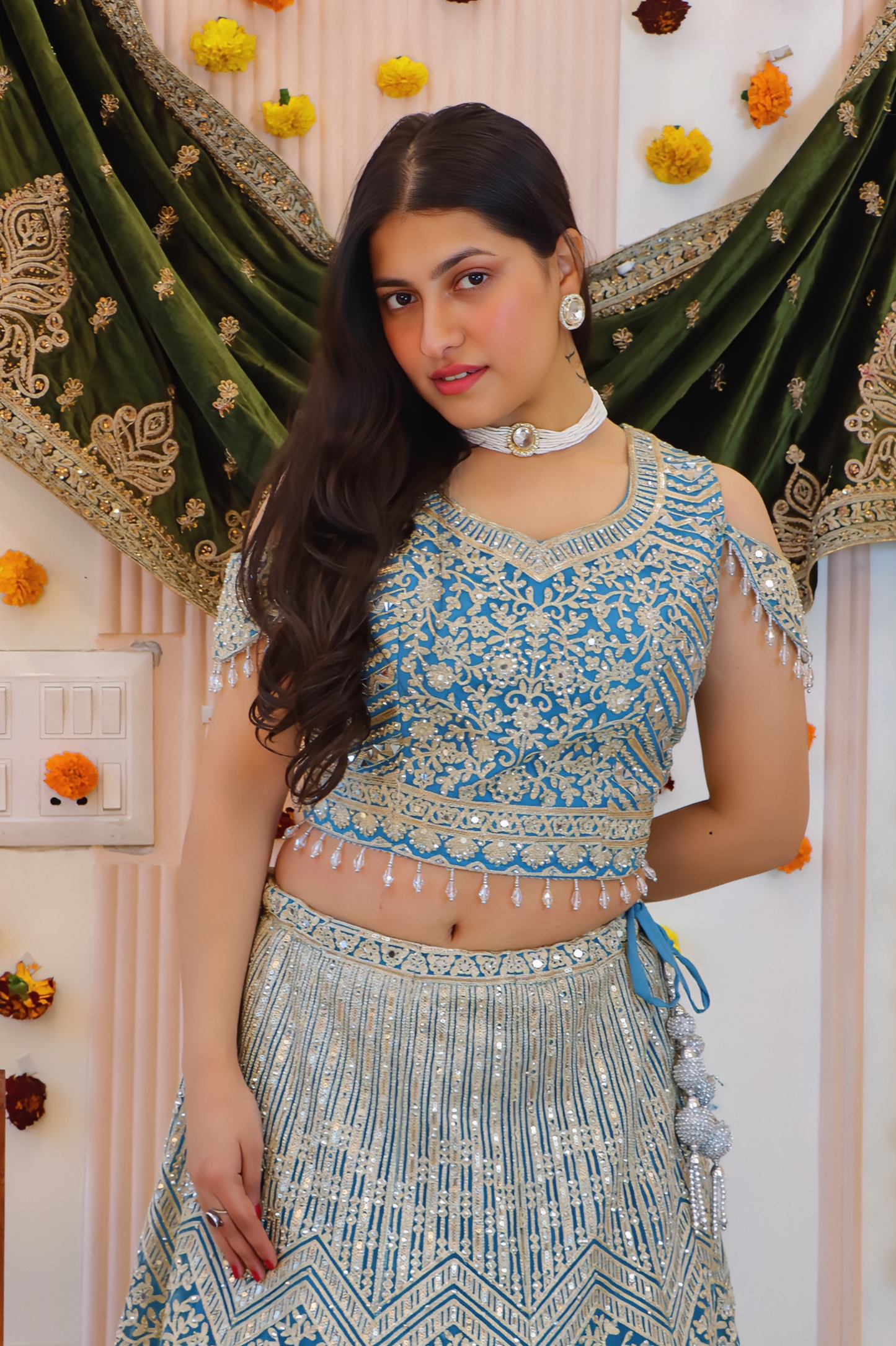 Blue Lehenga