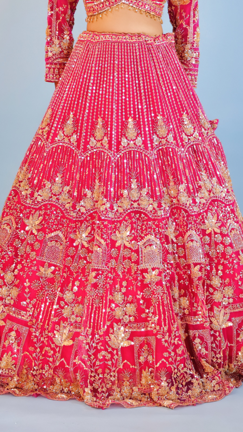 Elegant Pink Lehenga
