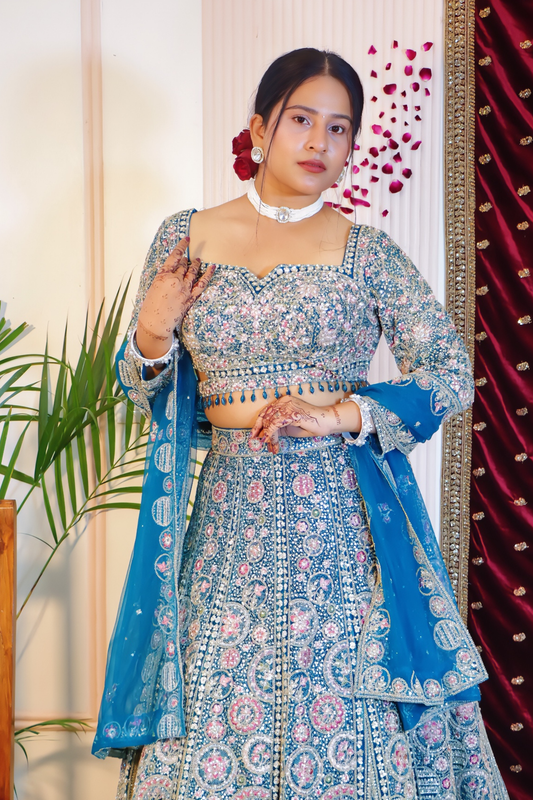 Blue Lehenga