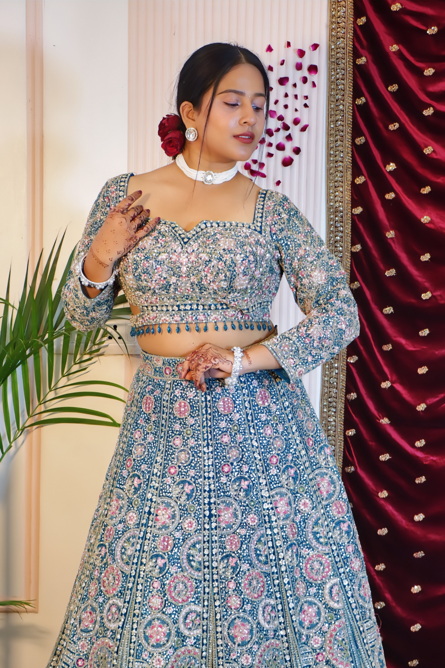 Blue Lehenga