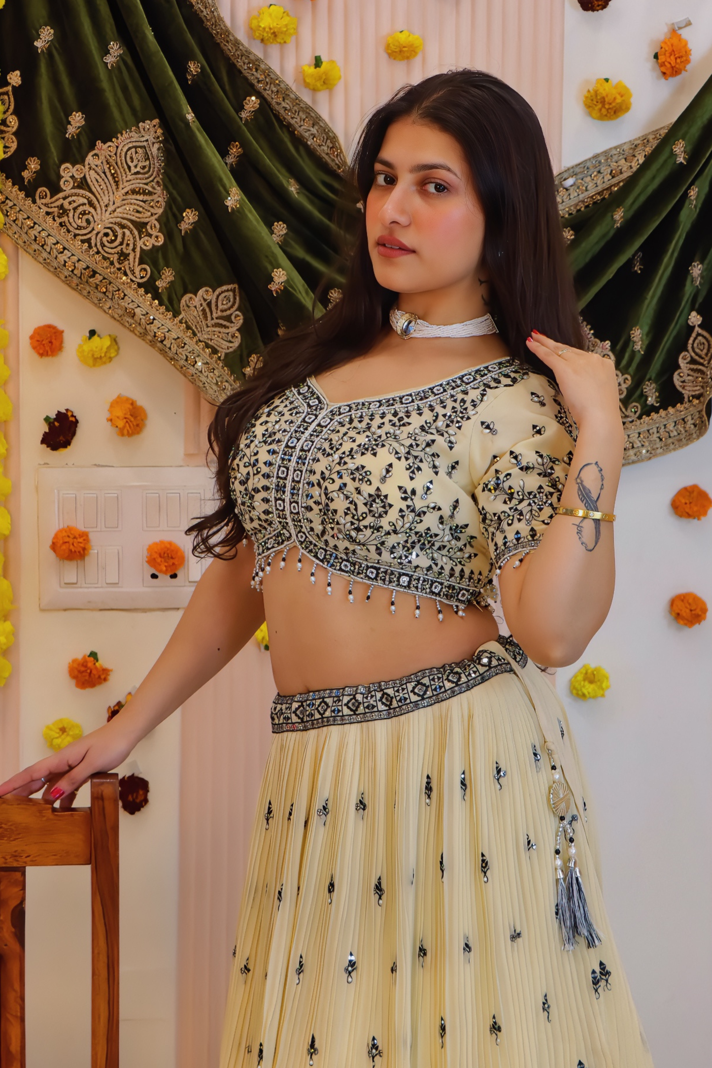 Ivory Lehenga