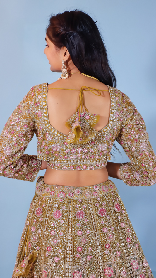 Heena Green Bridal Lehenga