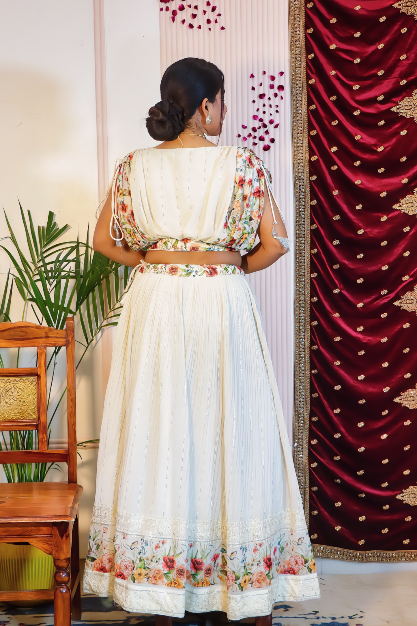 Refined Ivory Lehenga
