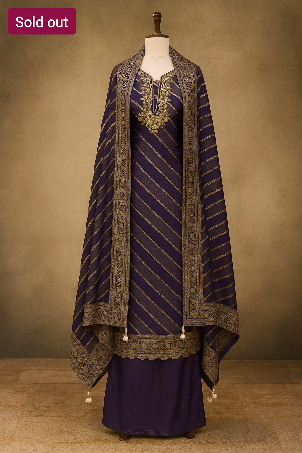 Unstitched Silk Dupioni Shantung Suit