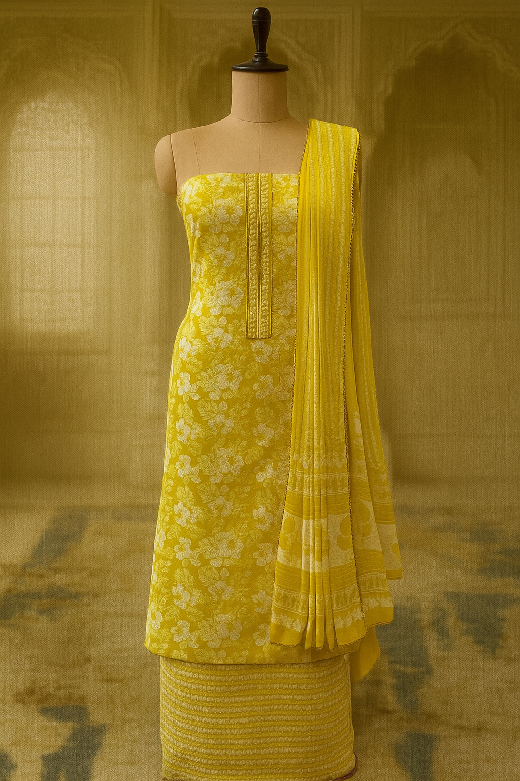 Sunlit Gota Cotton Set