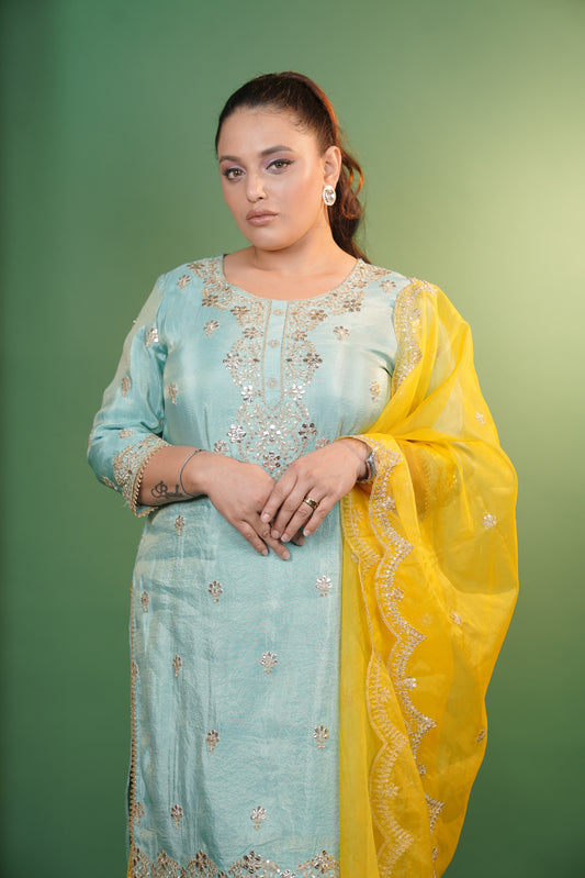 Kurti and Gharara Set
