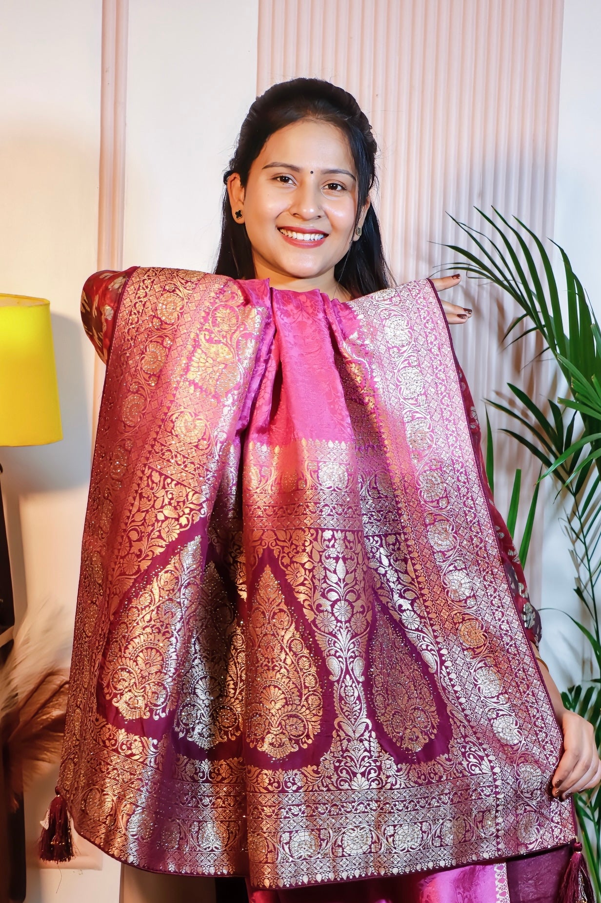 Banarasi Silk Unstitched Saree