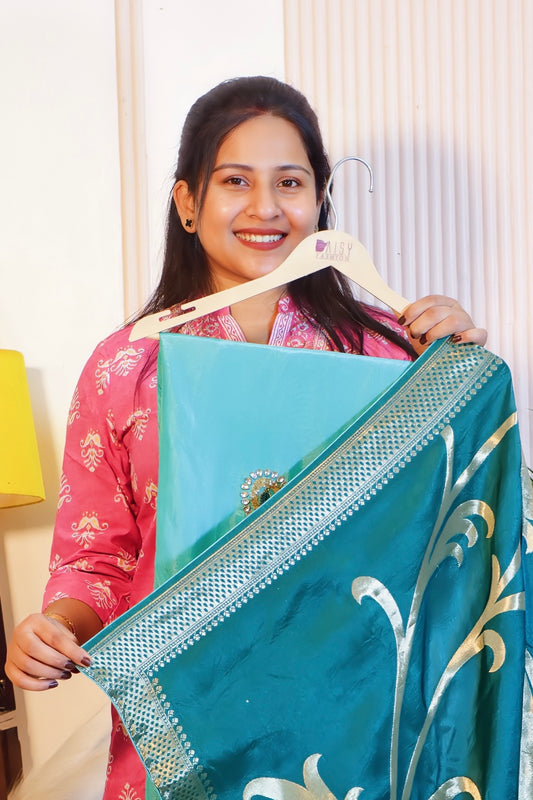 Unstitched Suit set in blue