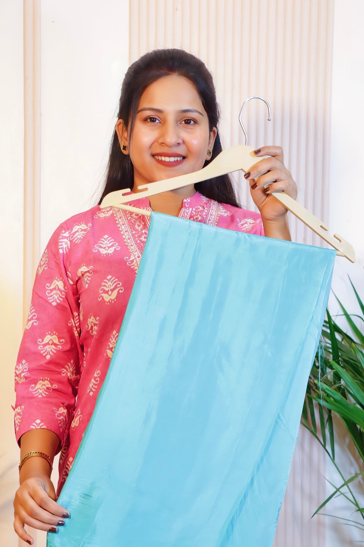 Unstitched Suit Set in Blue