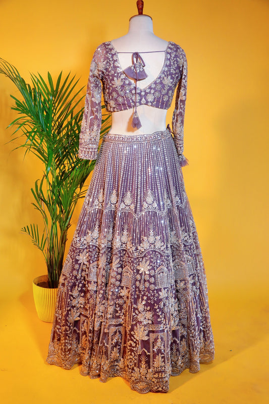 Elegant Onion Pink Lehenga