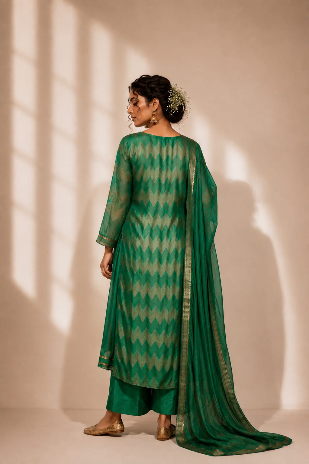 Long Kurti and Plazzo Set