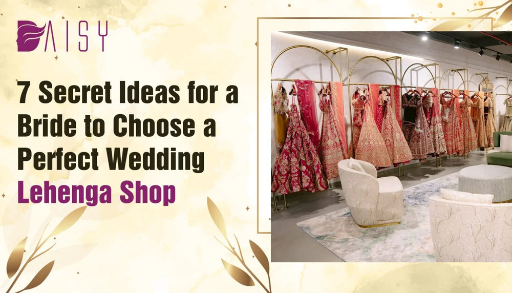 7 Secret Ideas for a Bride to Choose a Perfect Wedding Lehenga Shop