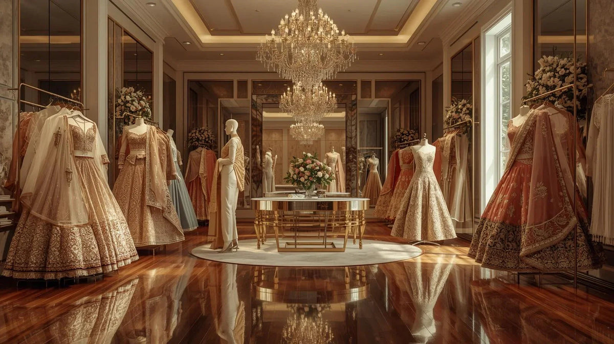 Wedding lehenga shop for Sector 10A brides