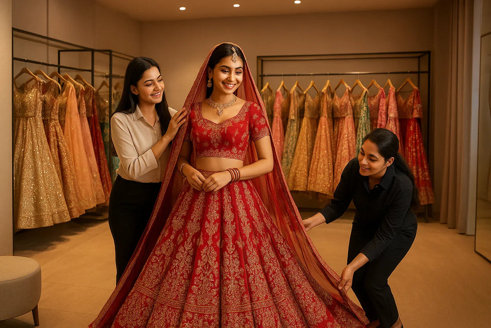 The Ultimate Guide to Renting Bridal Lehengas in Gurgaon: Affordable Luxury & Sustainable Style with Daisy Fashion