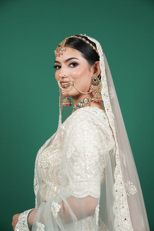 Pastel lehenga set for an engagement or roka, House of Daisy