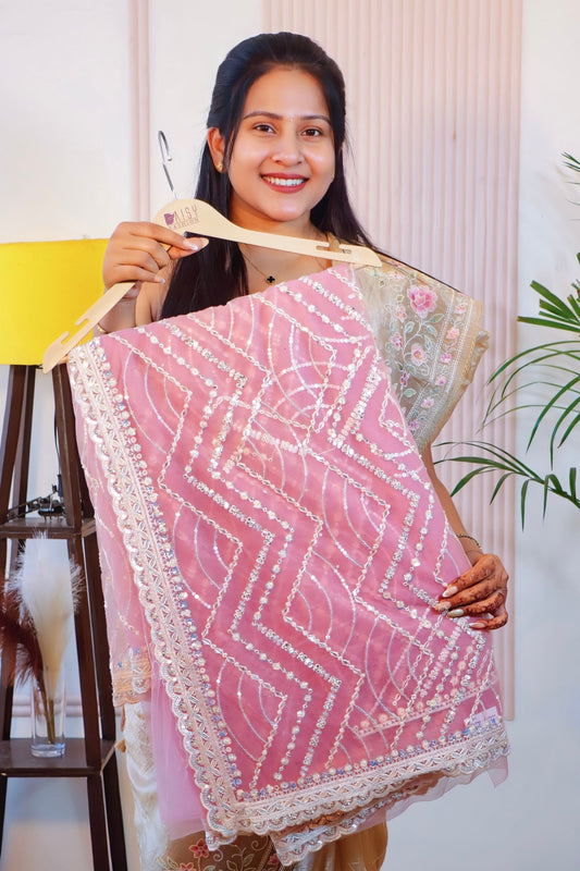 Graceful Net Saree from House of Daisy