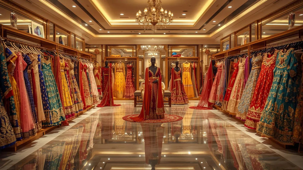 Crop Top Lehenga Styles in Patel Nagar – Daisy Fashion’s New Arrivals