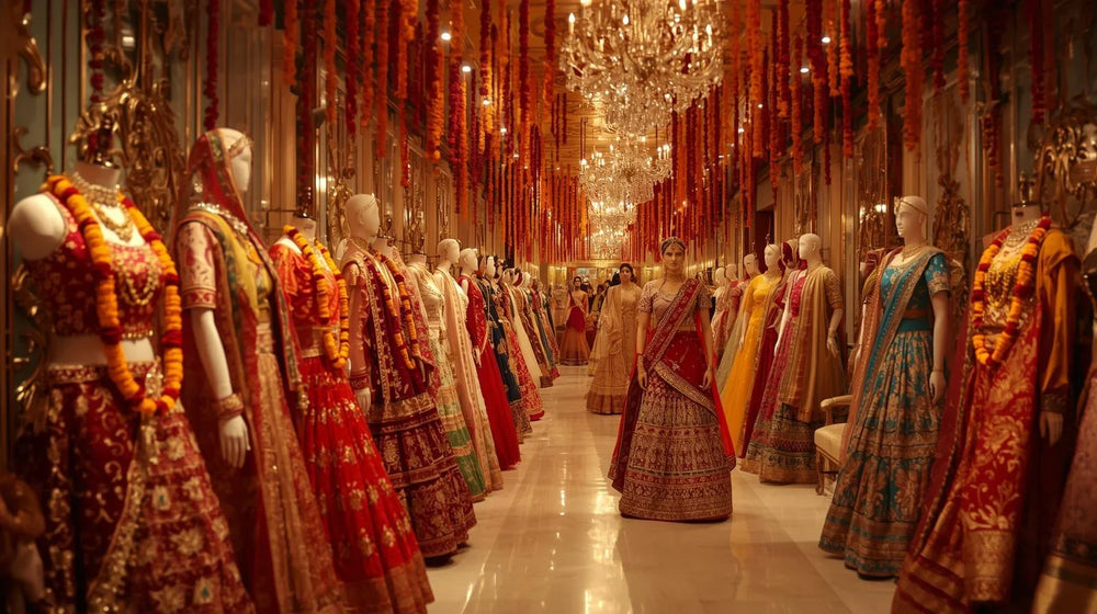 Designer Lehenga Store in Patel Nagar – Daisy Fashion Collection
