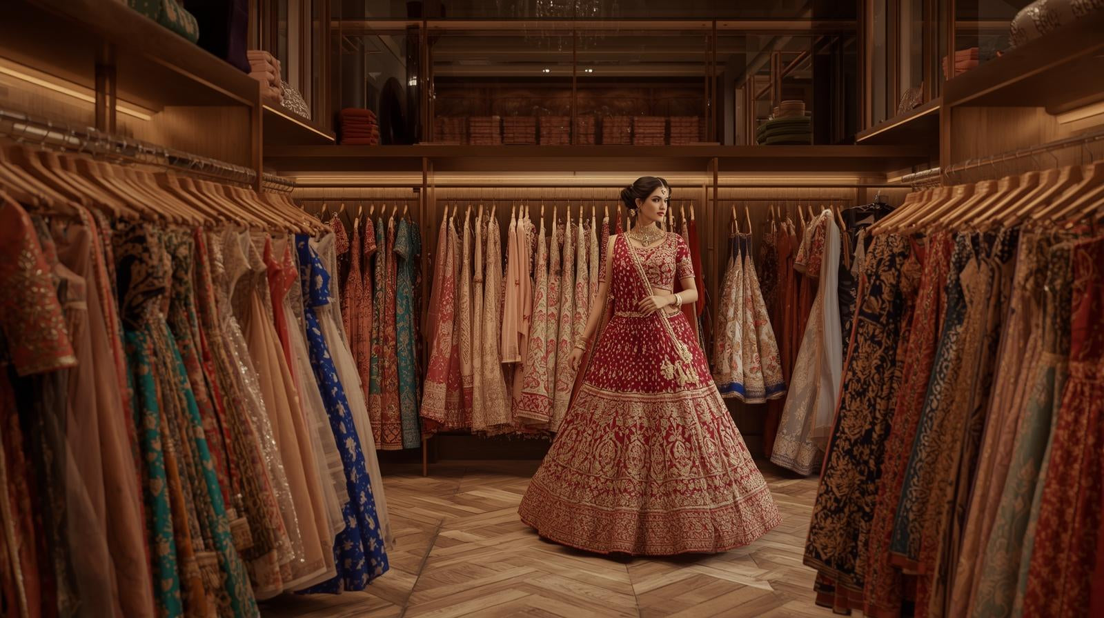 Bridal Lehenga on Rent in Sector 8 – Look Royal on Your Big Day