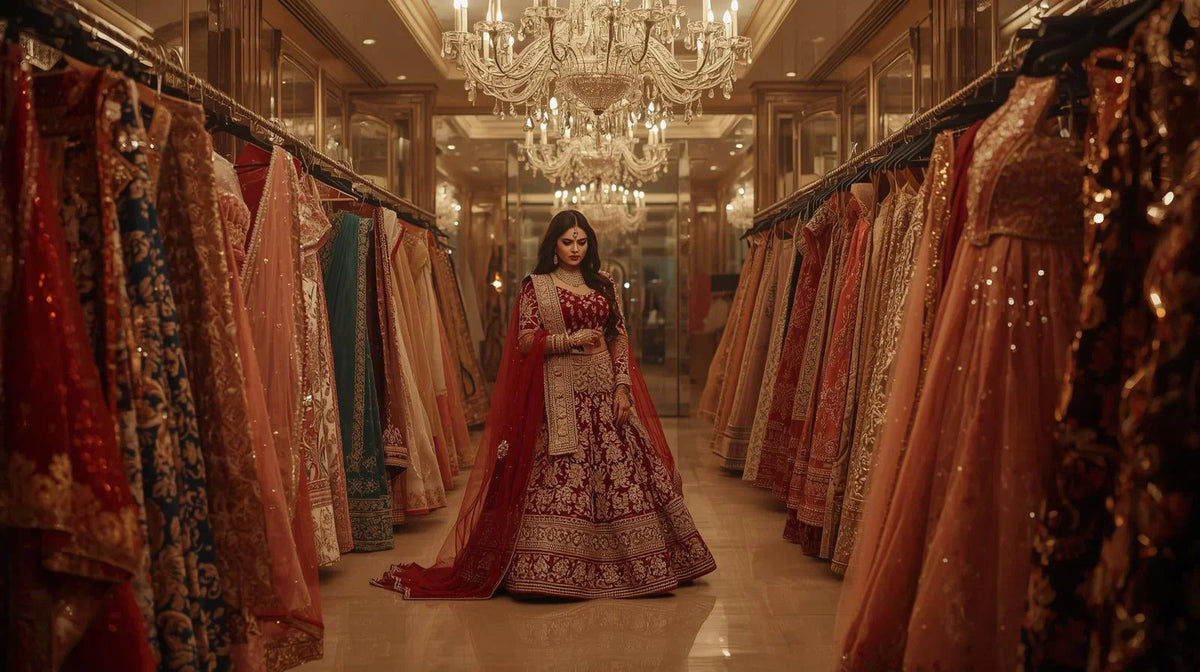 Bridal lehenga store for Sector 8 brides