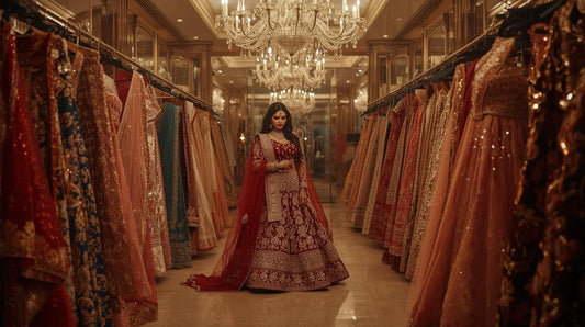 Bridal lehenga store for Sector 8 brides