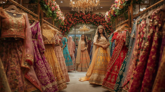 Wedding lehenga shop for Sadar Bazar brides