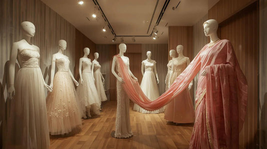 Lehenga showroom for Sector 12 brides