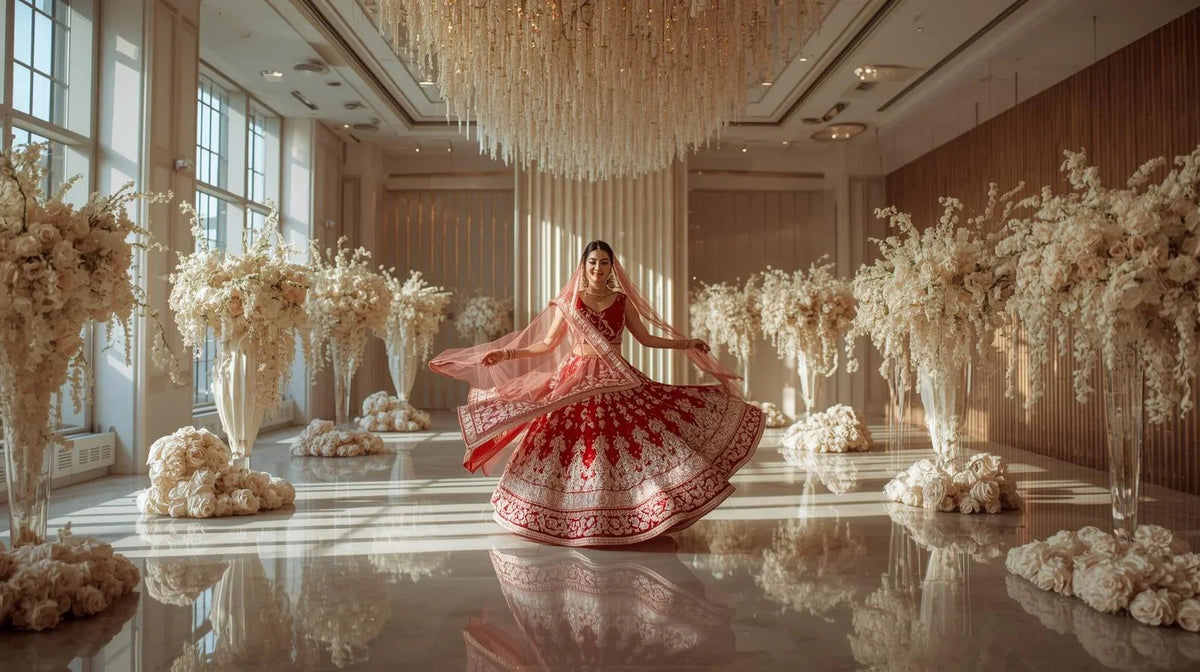 Bridal lehenga for Huda Complex brides