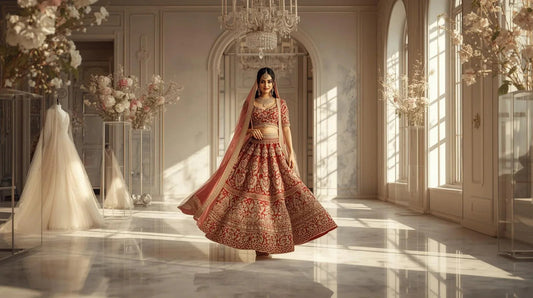 Wedding lehenga shop for Sector 8 brides