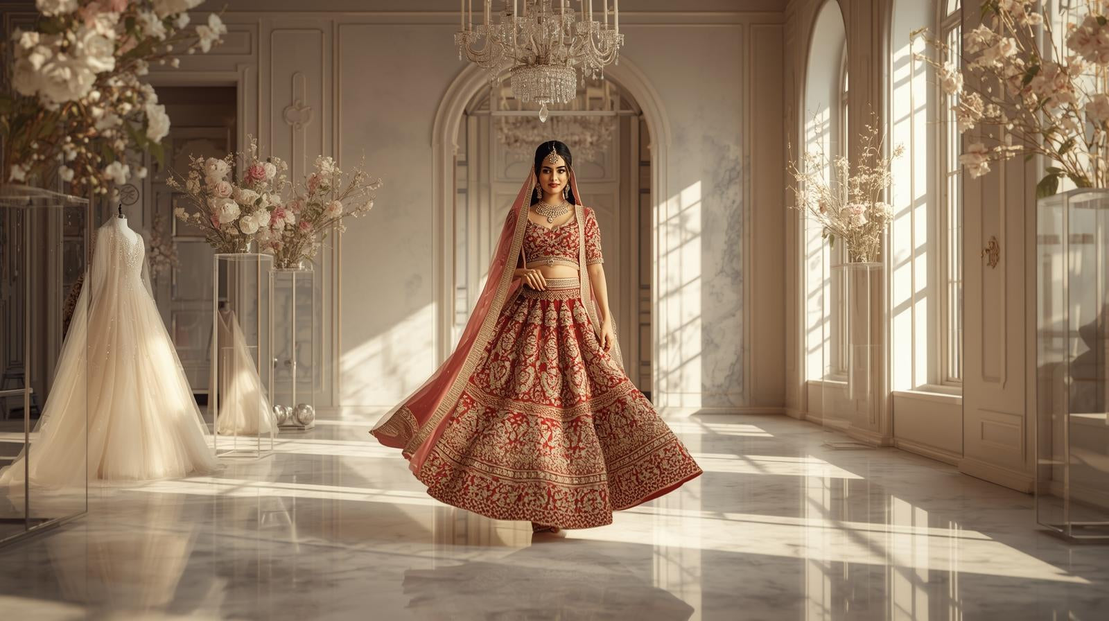 Lehenga Showroom Near Sector 10A – Discover Daisy Fashion’s Signature Collection