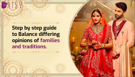 Step by step guide to Balance differing opinions of families and traditions.
