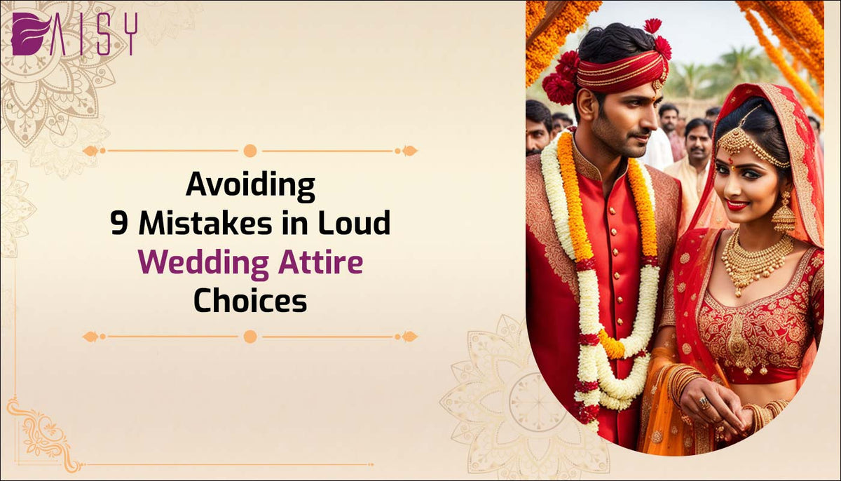 Avoiding 9 Mistakes in Loud Wedding Attire Choices