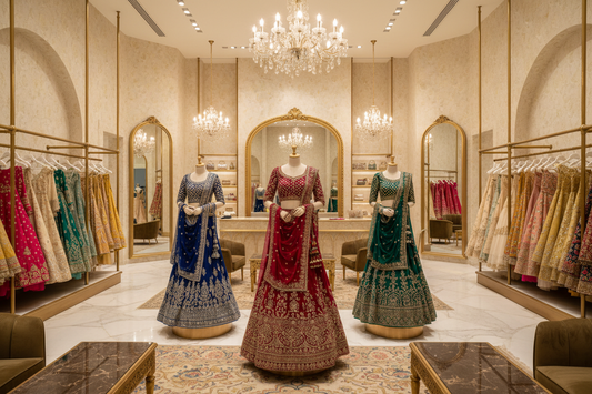 Bridal lehenga store for Sadar Bazar brides