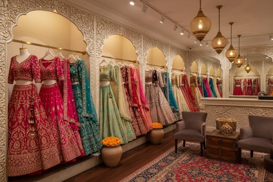 Bridal lehenga shop for Sector 10A brides