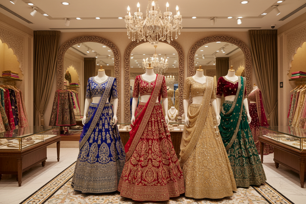 Patel Nagar Lehenga Store: Modern Designer Lehenga Trends for 2025 at Daisy Fashion