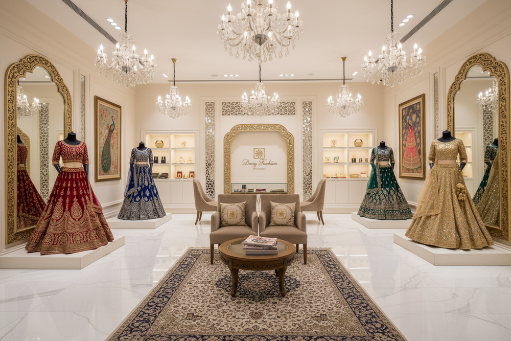 Sector 8 Bridal Wear Shops: Minimalist Bridal Wear Trends for 2025 at Daisy Fashion