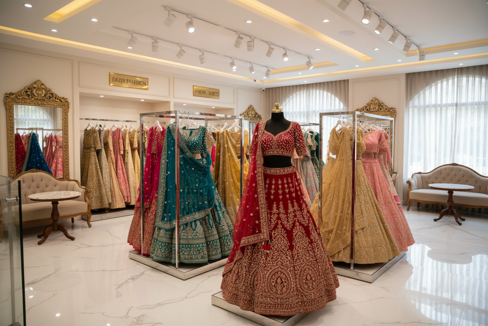 Civil Lines Wedding Attire Dresses: Modern Designer Lehenga Trends for 2025 at Daisy Fashion