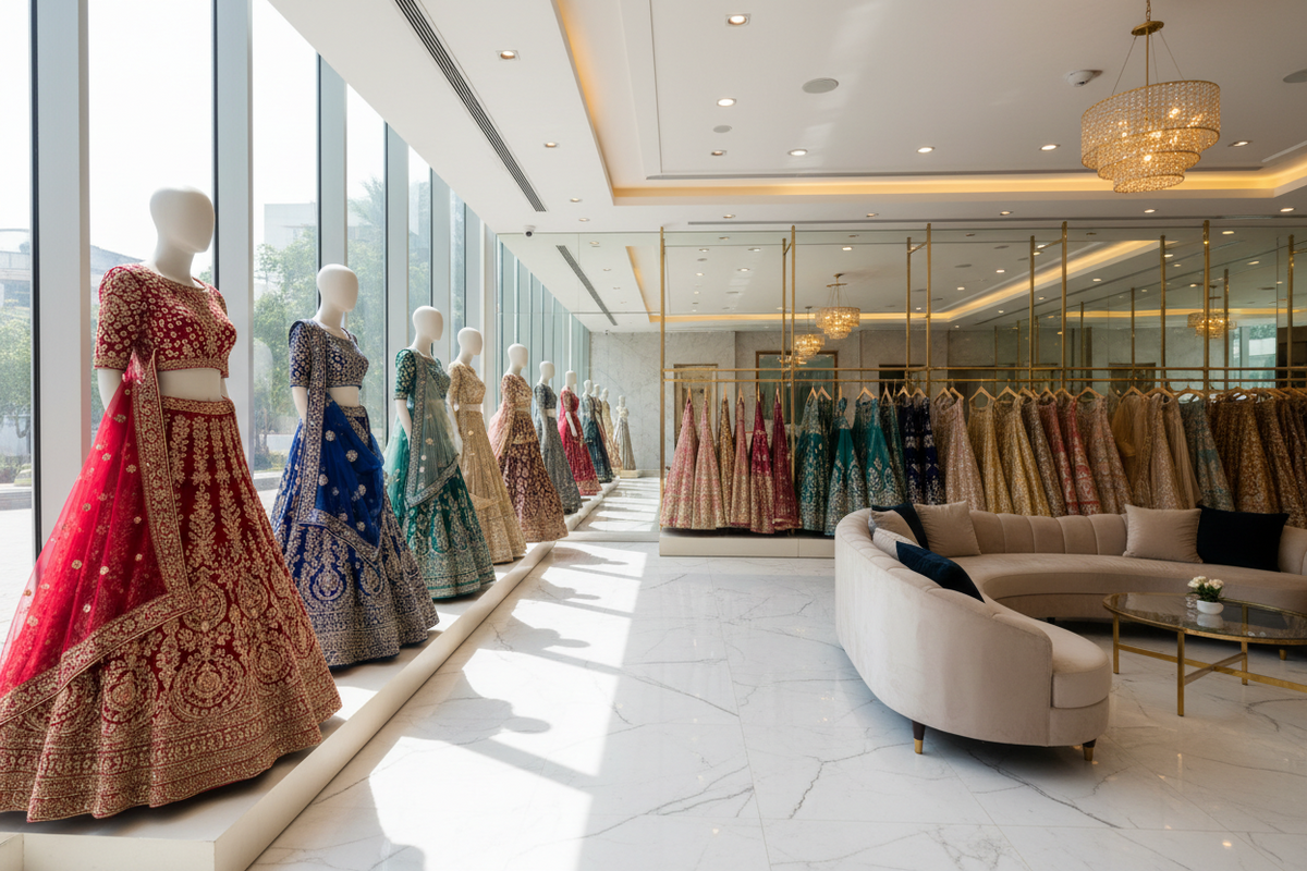 Golf Course Road Heavy Bridal Lehengas