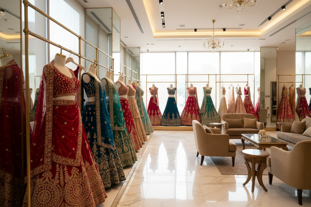 Patel Nagar Wedding Clothing for Women: Vibrant Designer Lehenga Trends for 2025 at Daisy Fashion