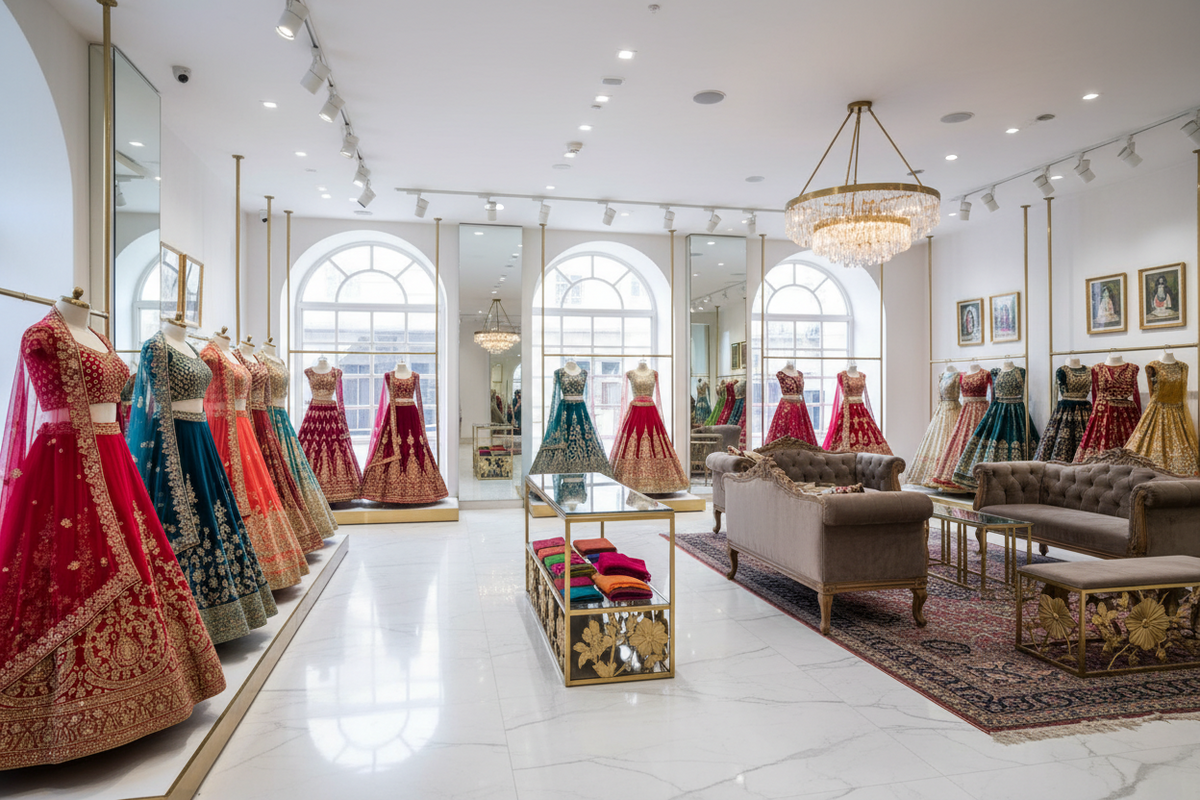 Prem Nagar Heavy Bridal Lehengas