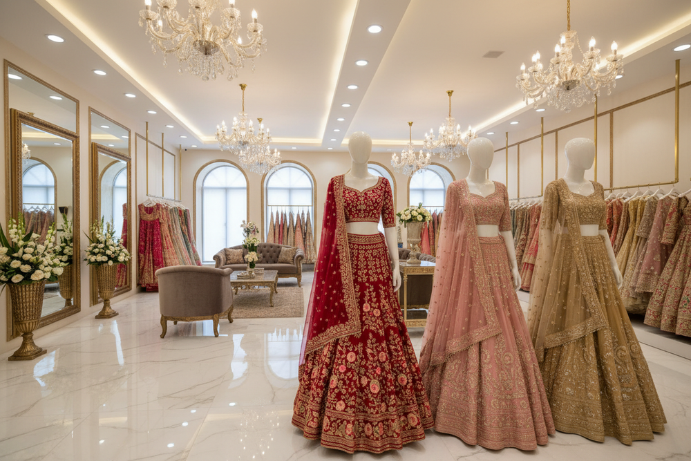 Sadar Bazar Bridal Wear Shop: Vibrant Bridal Wear Shop Trends for 2025 at Daisy Fashion