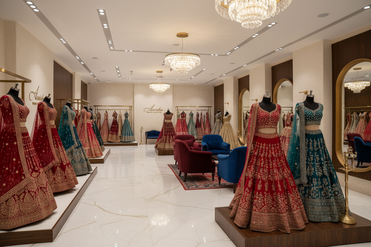 Sector 12 Heavy Bridal Lehengas