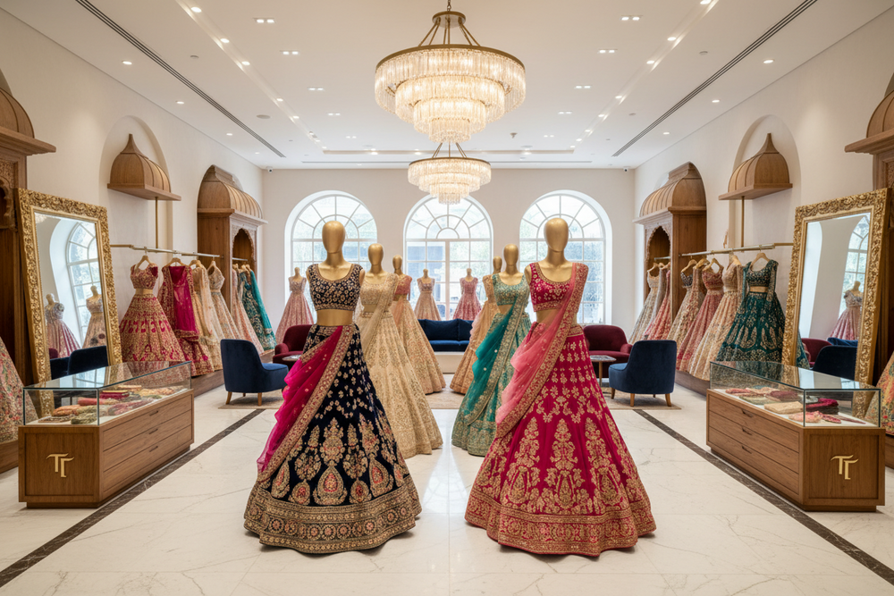 Sector 15 Best Lehenga for Bridal: Eco-Friendly Designer Lehenga Trends for 2025 at Daisy Fashion