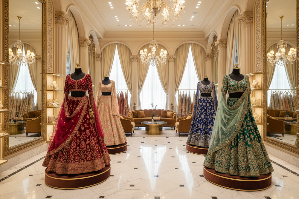 Patel Nagar Bridal Lehenga Shop: Minimalist Bridal Lehenga Shop Trends for 2025