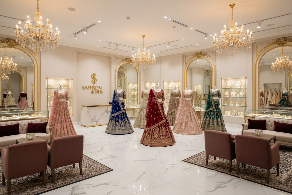Minimalist Bridal Clothing Stores Trends for 2025: Discover Designer Lehengas at Huda Complex, Gurgaon