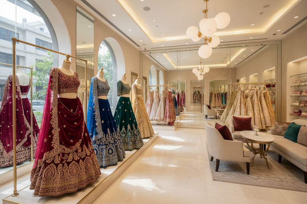Civil Lines Heavy Bridal Lehengas: Luxury Designer Trends for 2025 at Daisy Fashion, Gurgaon